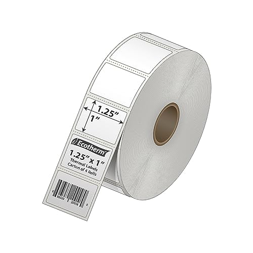 1.25" x 1" Thermal Labels (1.25 x 1 - 5520 Labels)