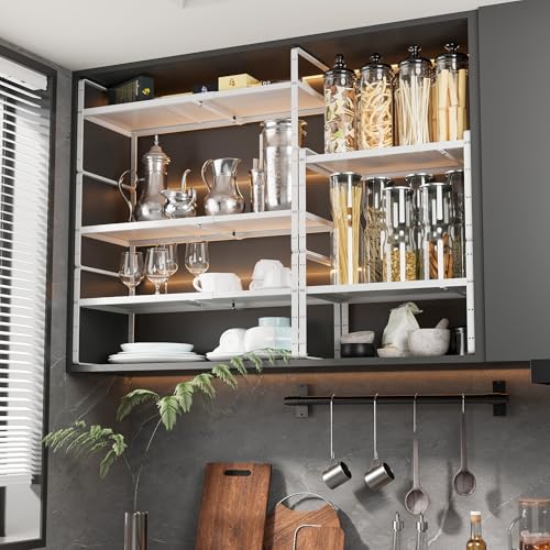 16.5~27.1" Expandable Shelf (White / 2Pcs // 10.2''W)