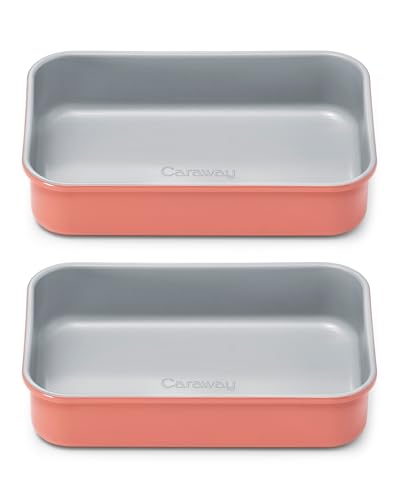 Non Stick 9" x 6.5" Small Rectangle Baking Pan Duo (Perracotta / Mini Rectangle Pan Duo)