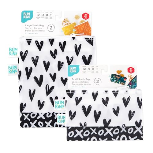 Cloth Snack & Sandwich Bags (Hearts & XOXO)