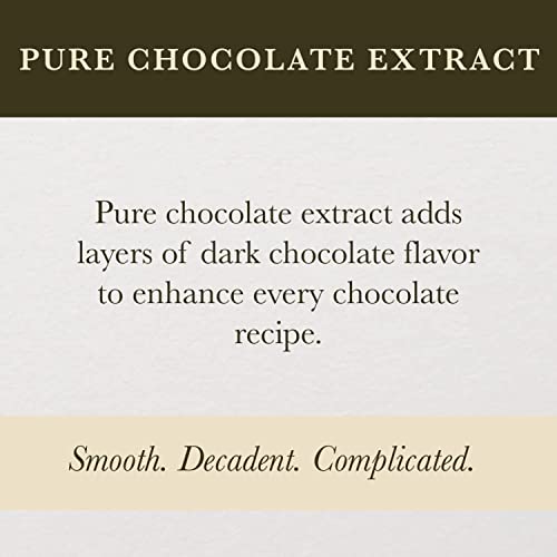 Pure Chocolate Extract for Baking (4 Fl Oz (Pack of 1))