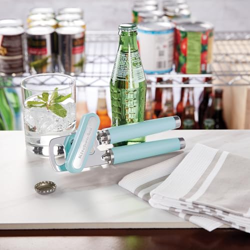 Classic Multifunction Can Opener and Bottle Opener Easy to Use (Mineral Water / 8.34-Inch)