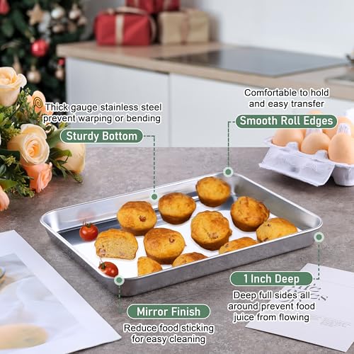 Cookie Sheet with Rack Set (10*8 Inch)