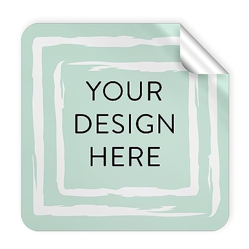 100 Custom Vinyl Stickers (Mint / 2x2 Square)