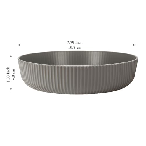 Pasta Bowls Set of 4 (Gray)