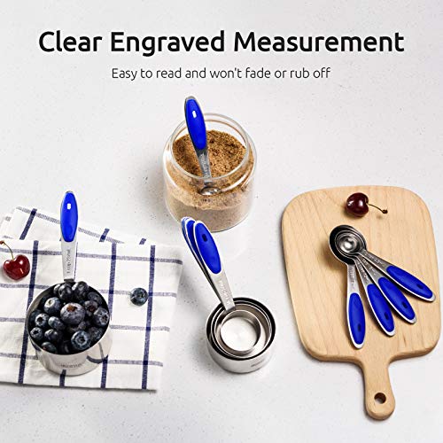 Measuring Cups Spoons Set (Blue)