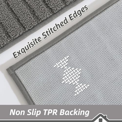 Kitchen Rugs 24"x71" (Grey / 24" X 71" (Rectangular))