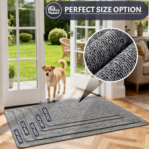 Indoor Door Mat (Black / 3'0" x 5'0")