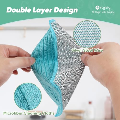 Dish Cloths 24 Pack Double (Multicolor)