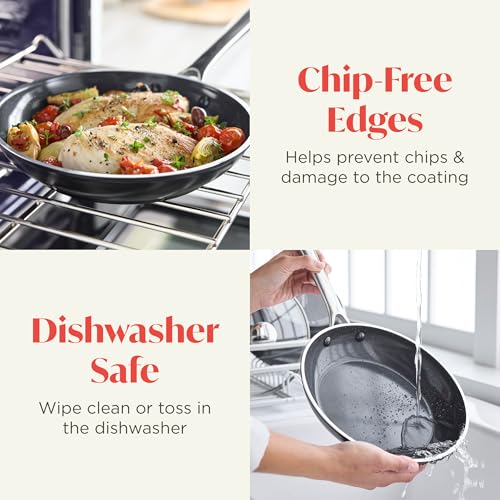 Orfeo 8” Nonstick Frying Pan Skillet (8" Frying Pan Skillet / Black)