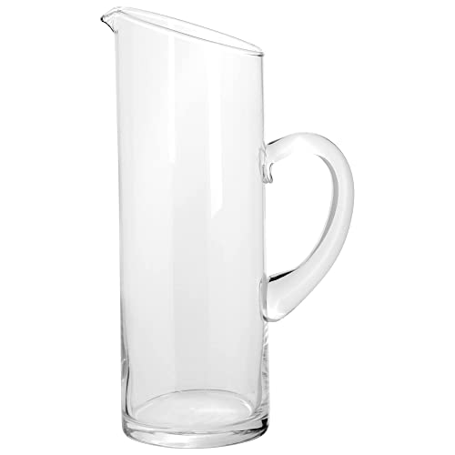 Glass Water Pitcher with Spout (Clear / 58 Ounces)