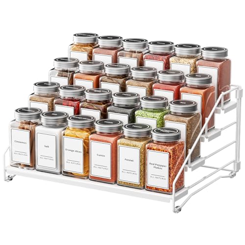 Tiered Spice Rack (White / 1 Pcs)