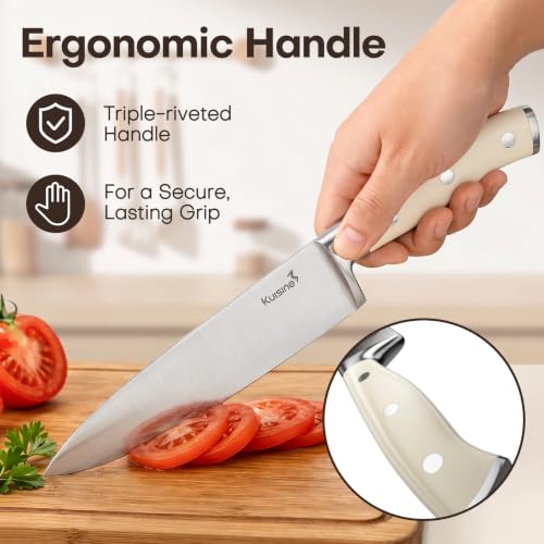 Premium Sharp Knife Set (Pro White Horizontal / 15 pieces)