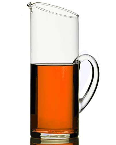 Glass Water Pitcher with Spout (Clear / 58 Ounces)