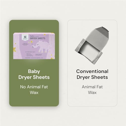 Baby Laundry Dryer Sheets (160 Count (Pack of 2))