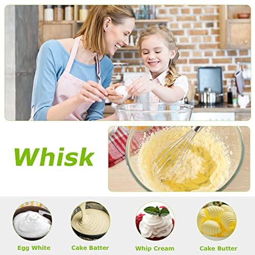 2-in-1 Immersion Handheld Blender with 20 Speeds & Turbo Mode (With 1 attachment)