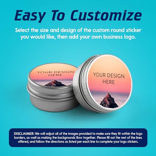 100 Custom Vinyl Stickers (Mountain / 6x6)