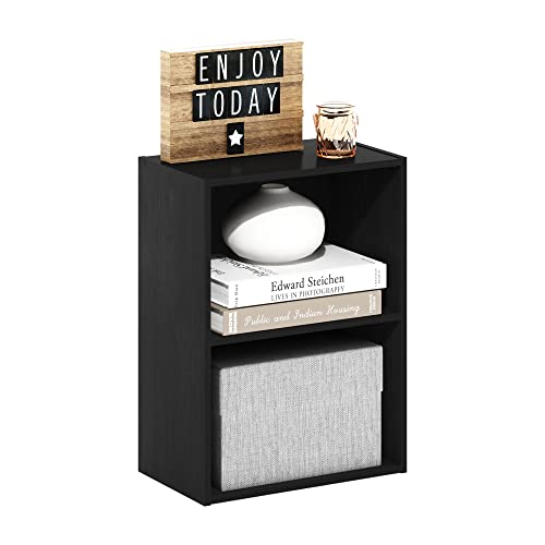 LUDER 2 Tier Book Shelf (Blackwood / 2-Tier, 9 x 16 x 21)