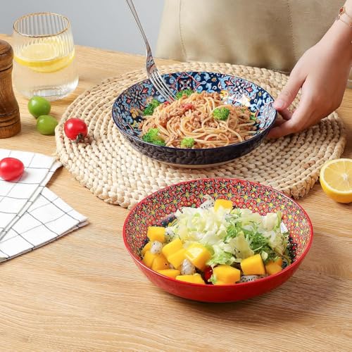 KitchenTour Pasta Bowls Set of 6 (30oz)