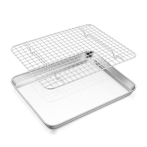 Baking Sheet with Wire Rack Set (12.5"x9.5")