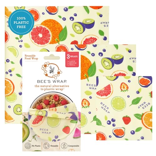 Beeswax Food Wraps (Fresh Fruit / Small, Medium, Large)