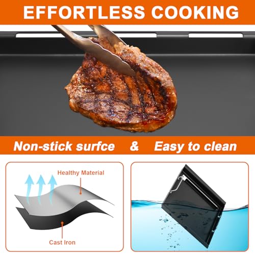 17" Full Size Griddle for Charbroil Performance 2 (Performance 2 Burner for 17")