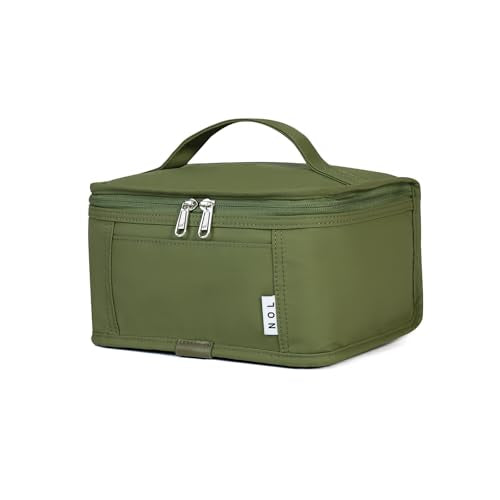 NOL Small Lunch Bag Mini Lunch Box Insulated Lunch Bag for Men (Amy green / Medium(5 Liters))