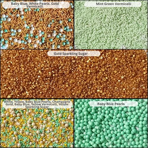 Edible Sprinkles Mix Pack of 5