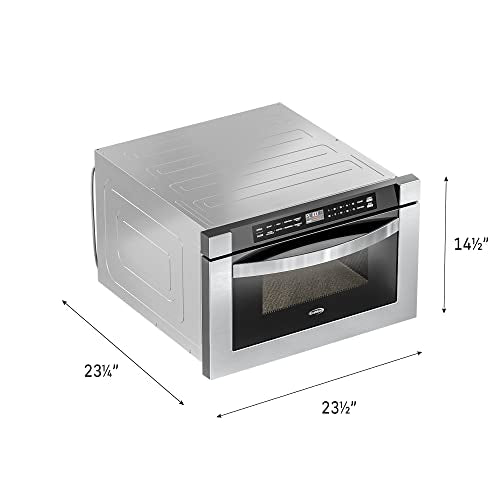 24 Inch Stainless (Stainless-Steel / 24 in/1.2 Cu. Ft.)