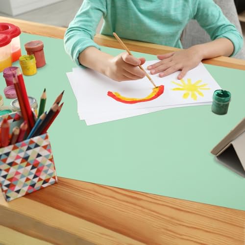 Silicone Mats for Kitchen Counter (78.7"L x 15.7"W / Light Green)