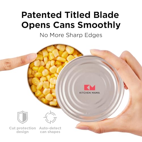 One-To-Go Electric Can Opener, White (White with Black)