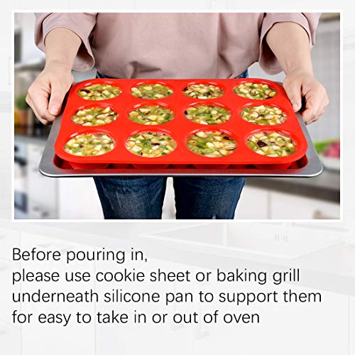 Silicone Muffin Pan Set (Regular & Mini & Jumbo)