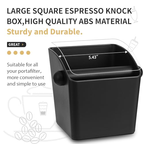 Large Square Knock Box Shock (Large Black Knock Box)