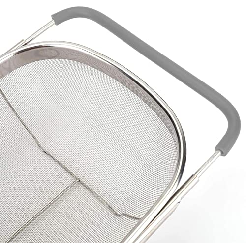 Over The Sink Colander (Large / Gray)
