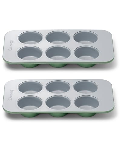 Non Stick Ceramic (Sage / 2x Muffin Pan (6 Cup))