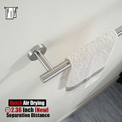 Towel Bar Brushed Steel (Brushed / 19.1 Inch)
