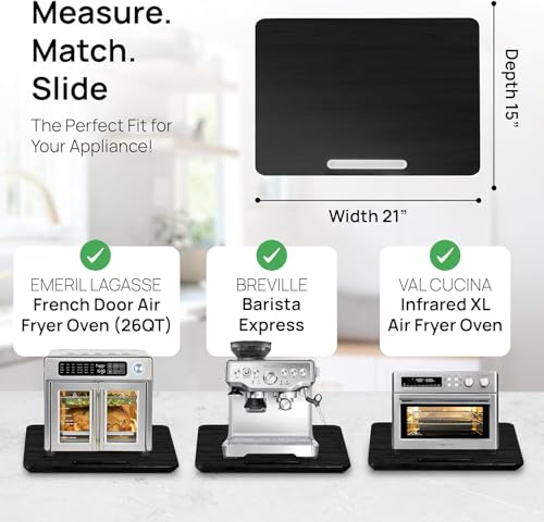 Appliance Slider (21"W x 15"D / Black)