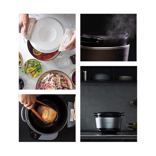 Musui Kamado Cast Iron Induction Cooker (Matte Black & Silver)