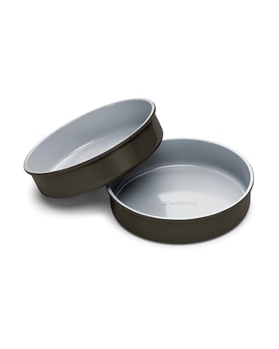 Non Stick Ceramic (Black / 9 IN (2-Pack))