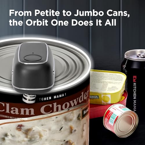 Orbit One Rechargeable Electric Can Opener (Black)
