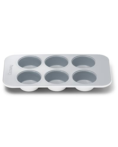 Non Stick Ceramic (White / Muffin Pan (6 Cup))