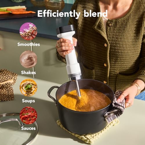 Go Cordless Hand Blender (Porcelain White)