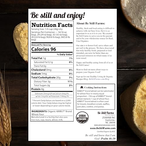 Organic Kamut Flour Bulk 4.8 lb