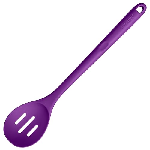 Silicone Slotted Spoon (Violet)