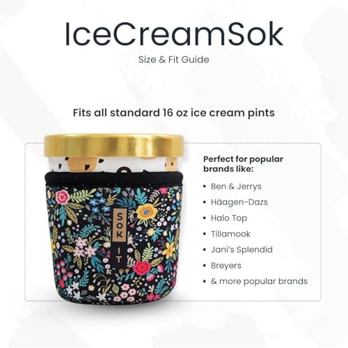 IceCreamSok Insulated Neoprene Cover (Under the Sea / Fits Tapered Pints)