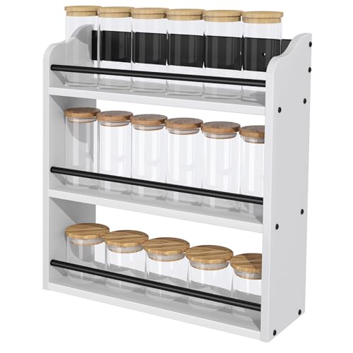 Spice Rack Wall Mount (White)