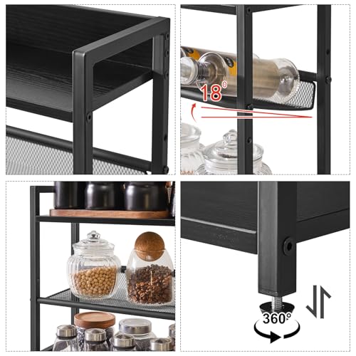 3 Tier Spice Rack (3-tier / Black)