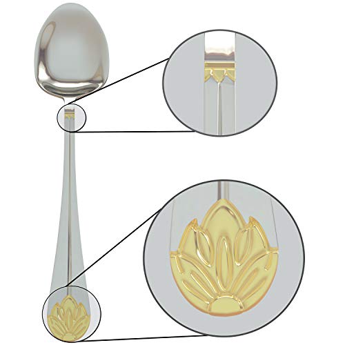 Silverware Set Limited Edition (30 Piece Flatware Set for 6 / Silver/Gold)