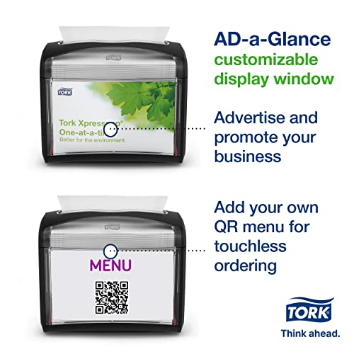 Xpressnap Napkin Dispenser Black N4 (6.7" x 7.9" x 5.6" - Black - Pack of 4)