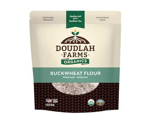 Organic Buckwheat Flour 5 lb (80 Ounce (Pack of 1))